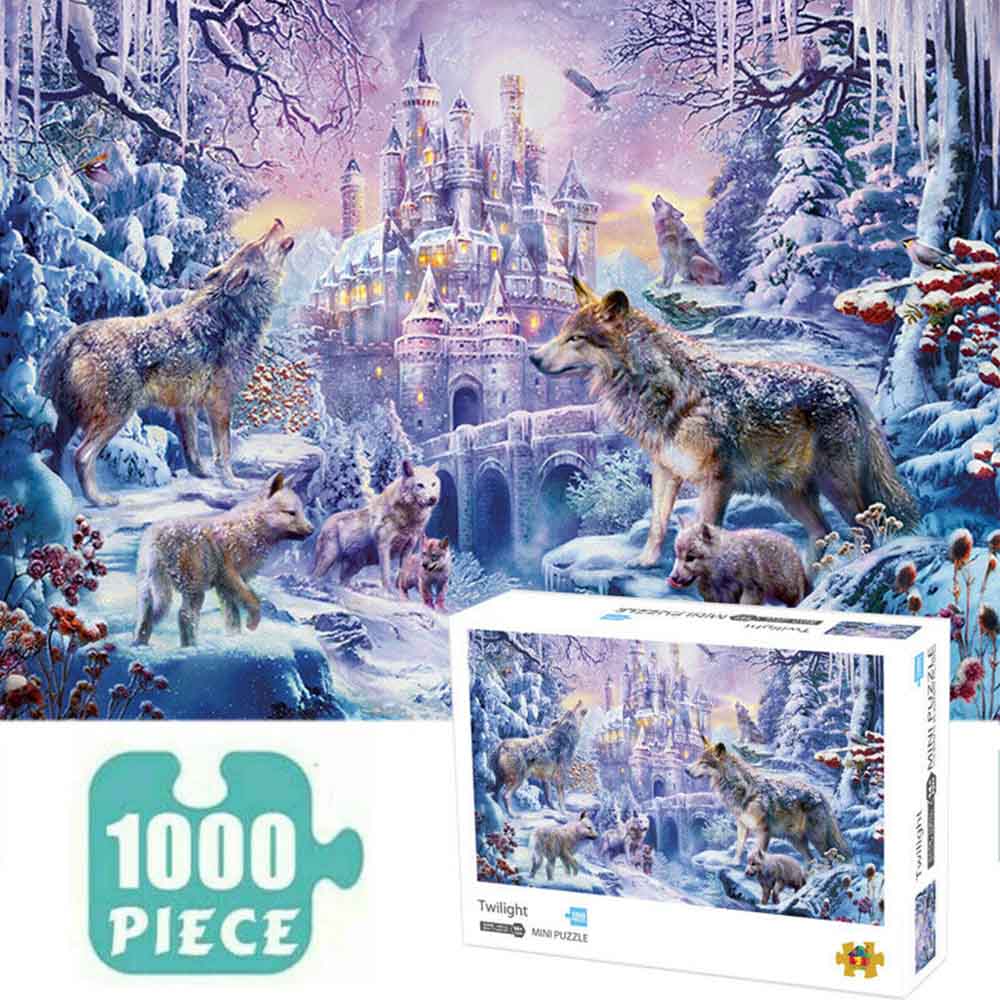 Jigsaw 1000 Pieces Adult Puzzles Twilight Decompression Game Home Toys Kid Gifts 