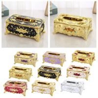 Home Storage European Tissue Paper Box Case Cover Napkin Toilet Holder Toilet Paper Case Facial Tissues Box Organizer Tissue Holders