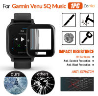 Zenia 1PC 20D HDเต็มหน้าจอขอบโค้งเต็มรูปแบบฟิล์มกันรอยสำหรับGarmin Venu SQ Music SQ2 SQ 2 สมาร์ทวอท์ชHD 9H 3Dแก้วป้องกันการระเบิดฟิล์มป้องกันรอยขีดข่วน