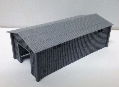 Outland Models Large Metal Style Shed for Warehouse / Factory N Scale Train