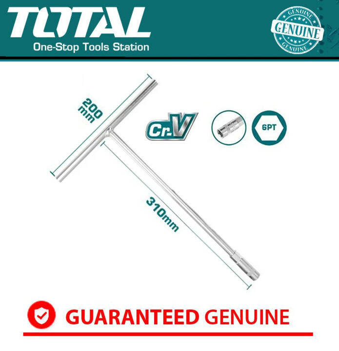 Total THandle Socket Wrench ( 8mm , 10mm , 12mm ) •khm megatools
