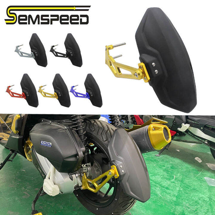 SEMSPEED Motorcycle Rear Fender Mudguard Wheel Splash Guard For Honda