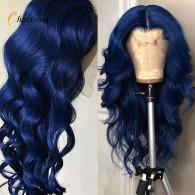 【jw】✺◈┋  Synthetic Front Wigs Dark Wig for Resistant Hair