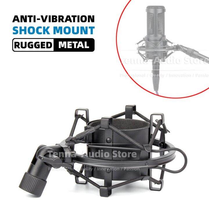 Anti Vibration Microphone Stand Shock Mount For Audio Technica AT2020 AT2035 ATR2500 AT 2020