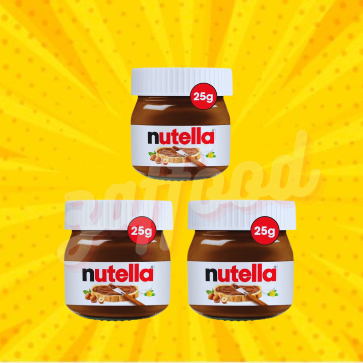 Mini Nutella Gift 25g Limited Edition Lazada