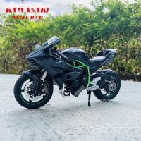 Maisto 1:12 Kawasaki โมเดล H2R นินจาจำลองอัลลอยด์วิบากที่ได้รับอนุญาตของเล่นโมเดลรถจักรยานยนต์รถสะสมของขวัญแบบหล่อขึ้นรูป