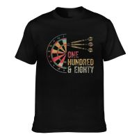 Novelty Tshirts Dart Devil One Hundred &amp; Eighty Funny Pattern Printed Tee