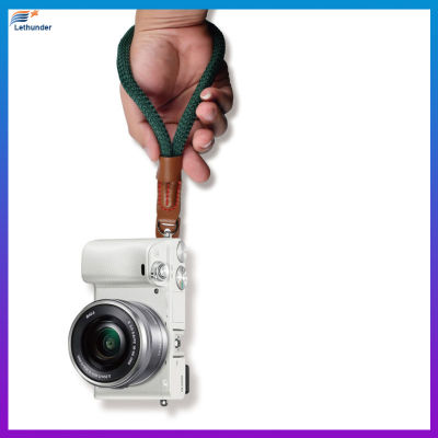 【Hot Sale🥇】กล้องผ้าทอไนลอนแบบปรับได้สายคล้องแทบข้อมือด้วยมือใช้ได้กับแคนนอนสายรัดพยุงข้อมือกล้อง Sony Leica Dslr
