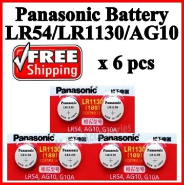 4Pcs Murata LR1130 189 Coin Cell 1.5V Alkaline Watch Battery Made in Japan  