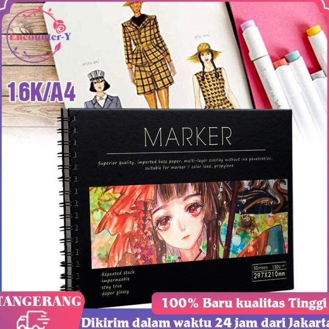 Discount 50 Sheets Marker Pad No Paper A4 Hardcover