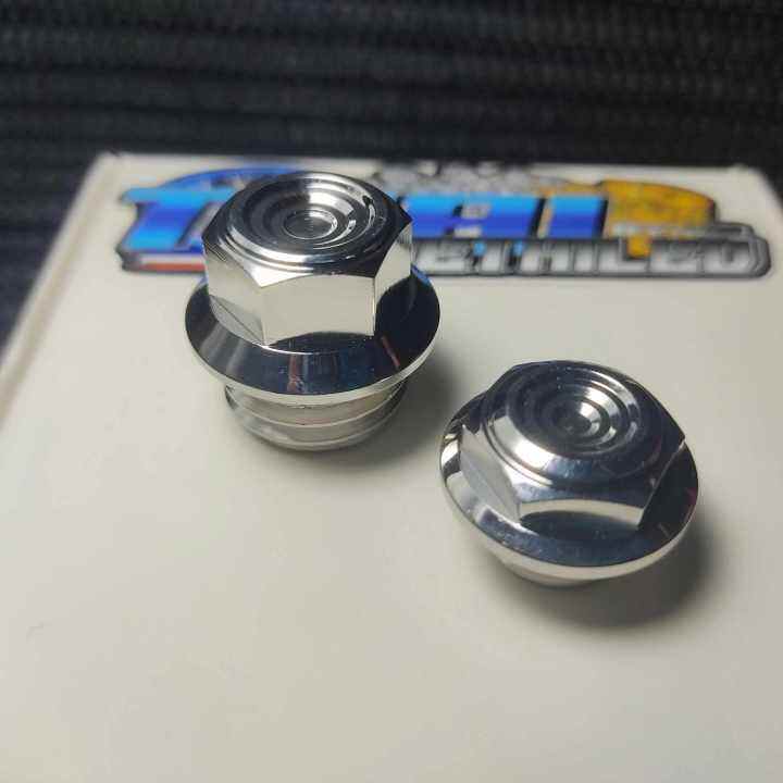 HANDMADE ENGINE OIL BOLT AND GEAR OIL BOLT SET FOR YAMAHA SCOOTERS