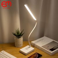 【 YUYANG Lighting 】โต๊ะอ่านหนังสือไฟ LED ชาร์จ USB ได้โต๊ะพับเก็บได้สัมผัสหรี่แสงได้โคมไฟป้องกันตาไฟ Led 3สี