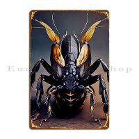 Alien Cockroach Metal Sign Club Bar Iron Painting Vintage Wall Decor Tin Sign Poster