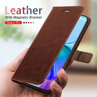 หนังมีเคสโทรศัพท์ฉากยึดแม่เหล็กสำหรับ Vivo V27 V27 Pro V29 Lite 5G Y78 5G Gobal Y36 PU เคสป้องกันการกระแทกเคสแบบพับปิดได้