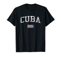 【HOT】♨ Cotton Cuba Design Cuban Flag Tee WOMEN UNISEX T Shirts Size S-6XL