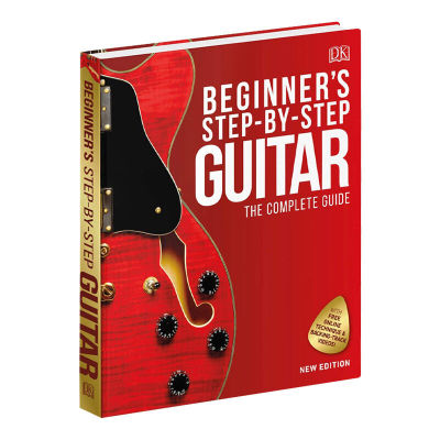 Guitar encyclopedia English original beginers step by step guitar DK hardcover beginners learn guitar guide readings English original English books step by step