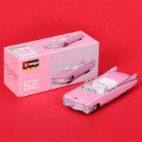 Bburago 1:64รถขนาดเล็กรุ่น1959 Cadillac Eldorado Biarritz ของเล่นแบบชุดสะสมจำลองยานพาหนะดายแคสสำหรับเป็นของขวัญเด็กผู้ชาย