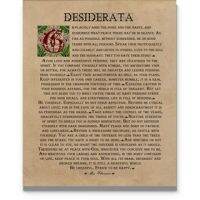 โปสเตอร์บล็อกบัสเตอร์ Desiderata ขนาดศิลปะบนผนังนิ้วพิมพ์ลายที่สร้างแรงบันดาลใจไม่ใส่กรอบโปสเตอร์โดยตกแต่งผนังสูงสุด Ehrmann สำหรับห้องครัวห้องน้ำสำนักงานห้องนอน