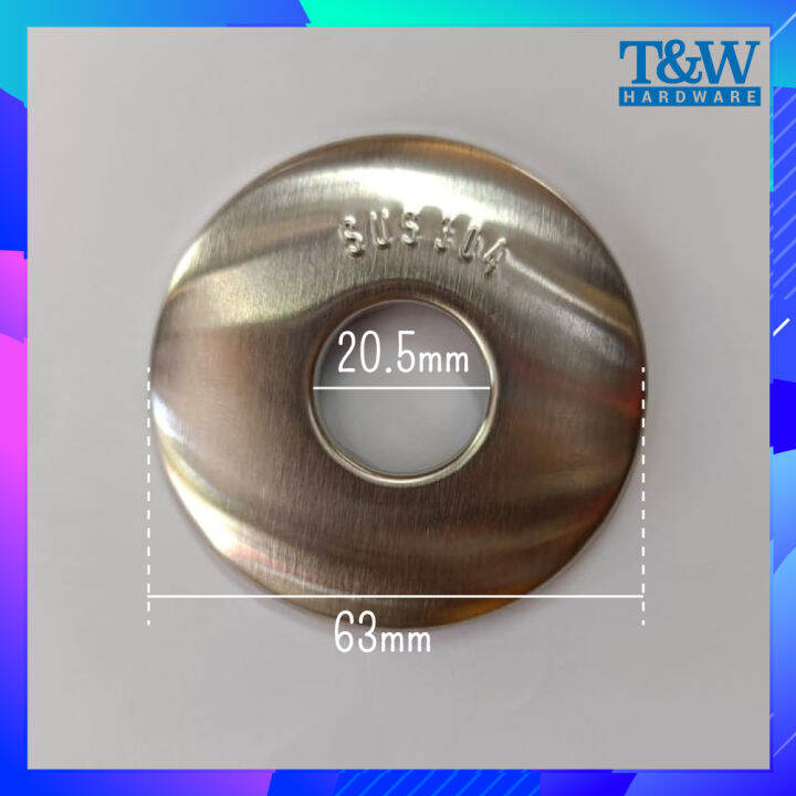 SUS304 Stainless Steel Bathroom Kitchen Sink Faucet Deck Plate Flange