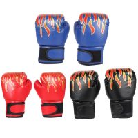 2pcs Child Boxing Gloves Kids Professional Training Fighting Gloves Boxing Training Fighting Gloves Kid Breathable Sparring Flam