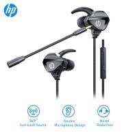 Headphone Stereo อินเอียร์ดั้งเดิม DHH-3113 HP 3.5มม. สำหรับเล่นเกมแนวสปอร์ตพร้อมไมโครโฟนมีสาย