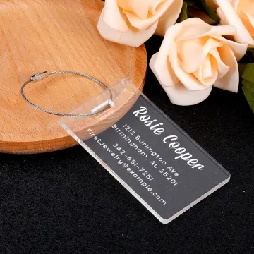 Sublimation Acrylic Luggage Tag