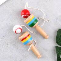 Montessori Toy Wooden Skill Sword Cup Develop Intelligence Smooth Toys Educational Traditional Games Toys Throw and Catch Ball