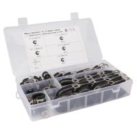 Cable Assortment Kit 46 Pcs Stainless Steel Rubber Cushion Pipe Assorted in 5 Size 1/4 inch,3/4 inch,3/8 inch,1/2 inch,1 inch