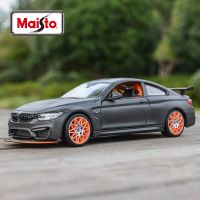 1:24 BMW M4 GTS รถสปอร์ตแบบไฟฟ้าสถิตรถโมเดลหล่อของเล่นของสะสมรถ