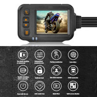 SE30 Waterproof 1080P Motorcycle Dash Cam 2 inch Display Front + Rear Dual Channel Motorbike DVR System+G Sensor Parking Monitor