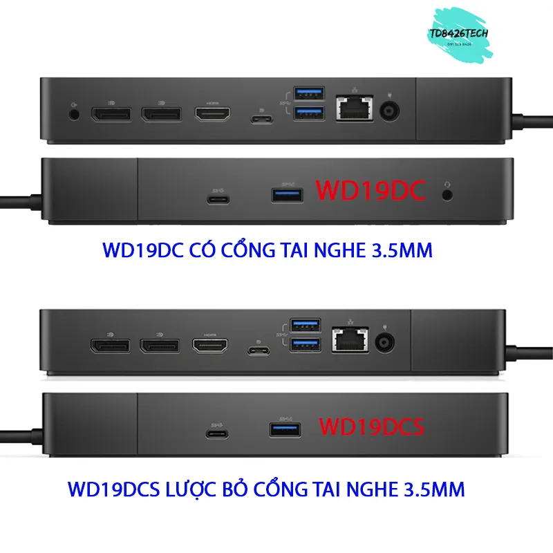 Dock Dell WD19DC, WD19DCS – Dell Performance Dock WD19DC Docking Station – Hỗ trợ xuất 2 màn 4k 60Hz Cho Dell 7560, 7570, 7760, 7770 Dock Dell WD19DC, WD19DCS – Dell Performance Dock WD19DC Docking Station – Hỗ trợ xuất 2 màn 4k 60Hz Cho Dell 7560, 7570, 7760, 7770