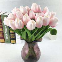 ✌ 10PCS Tulip Artificial Flower Real Touch Artificial Bouquet Fake Flower for Wedding Decoration Flowers Home Garen Decor