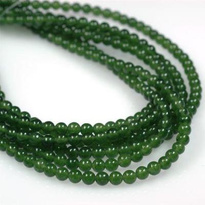 huij 00711 15 5Strand of AA Rated Genuine (Natural) Nephrite stone Beads (6mm)