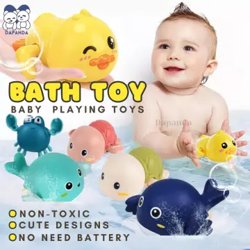 Bath Toys for Kids Baby Bath Toys for Toddlers 1-3 - Pool Toys for Toddlers  Age 2-4 Floating Wind-up Ducks Swimming Pool Games Water Play Set Gift