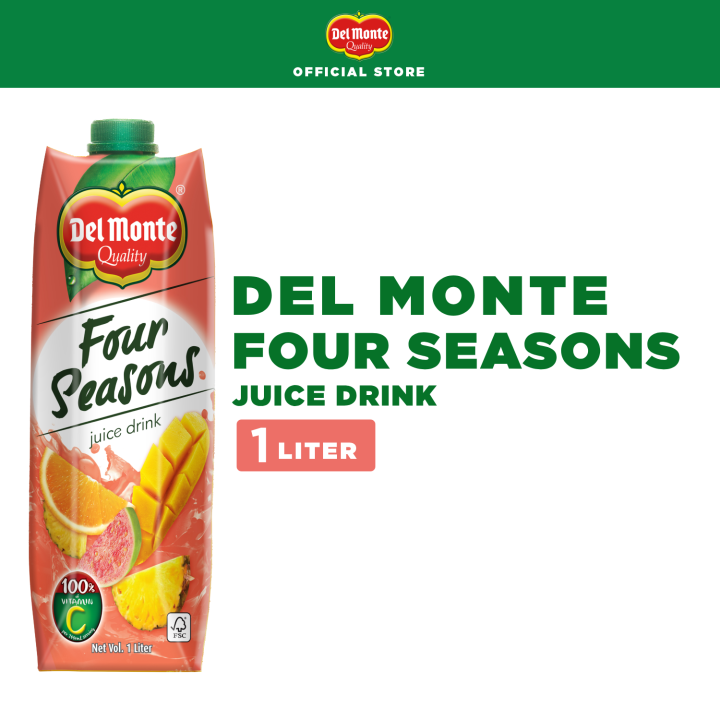 DEL MONTE Four Seasons Juice Drink for Refreshing Fruity Goodness 1L