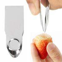 430 Stainless Steel Strawberry Clip Stem Remover Strawberry Steel Remover Tool Stem Stainless Kitchen Q3F7