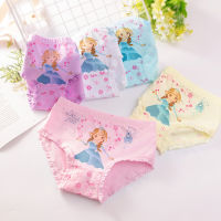 5 Pieces Girls Panties Cotton Kids Underwear Beautiful Princess Cartoon Briefs For Girls Breathable Children Triangle Underpants