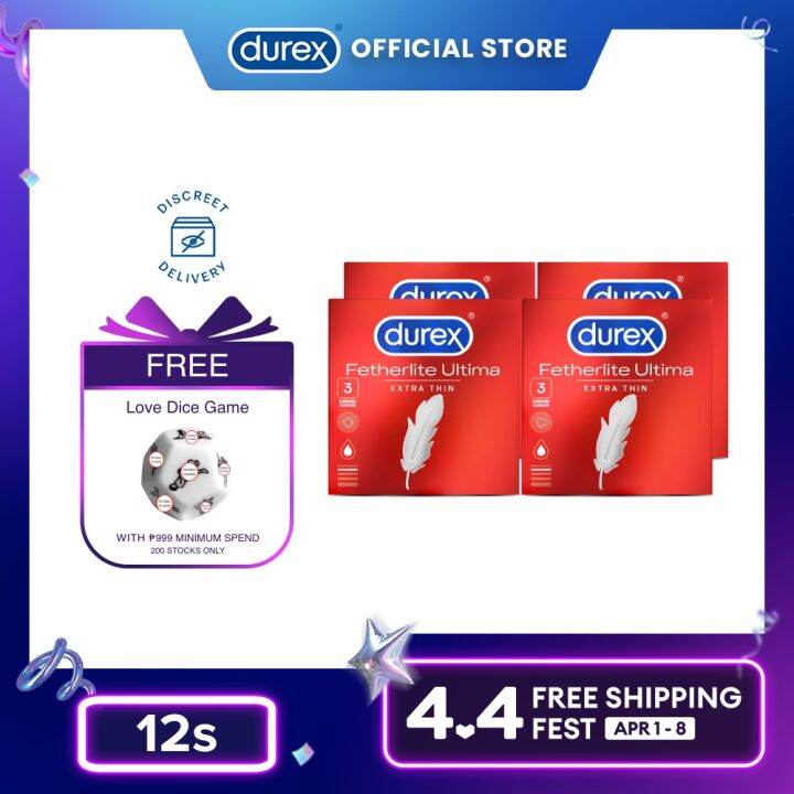 Durex Fetherlite Ultima Condoms Pack Of 12s Lazada Ph