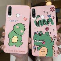 Philander SHOP เคสลายการ์ตูนน่ารักสำหรับ Huawei P30 Lite,เคสซิลิโคนนิ่มรูปหมีไดโนเสาร์เคสโทรศัพท์ LX1M P30lite มีนาคม