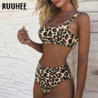 【TAKU Swimsuit】 RUUHEE ชุดว่ายน้ำบิกินี่ผู้หญิง2022ชุดว่ายน้ำบิกินี่เอวสูงชุด Push Up กีฬาท็อปส์ชุดว่ายน้ำผู้หญิงฤดูร้อนหญิงบีชสวม