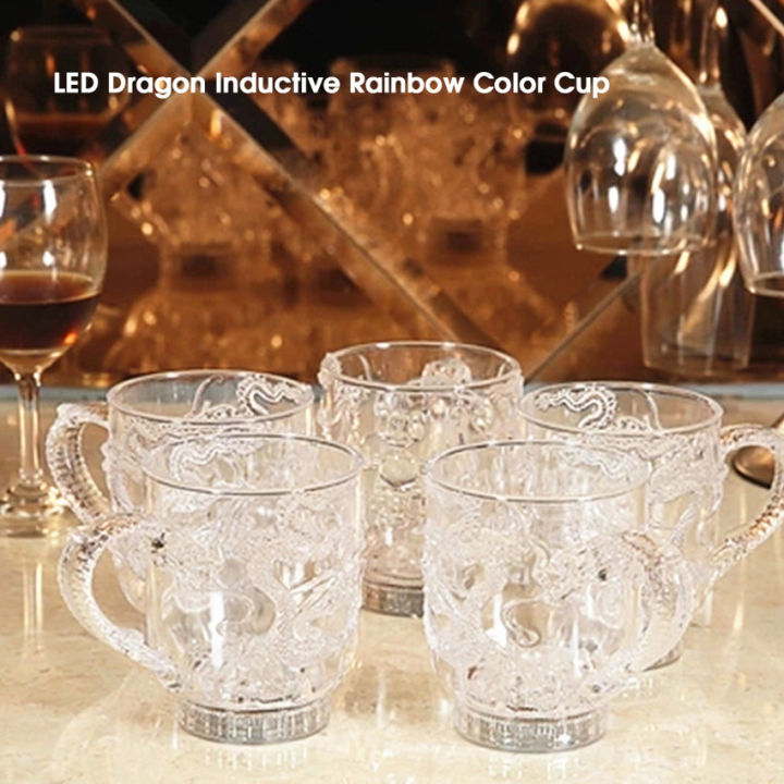 led-dragon-inductive-rainbow-ถ้วยถ้วยแก้วสีเปลี่ยน-sensitive-แก้วน้ำสำหรับน้ำนมเครื่องดื่มชารูปแบบมังกร