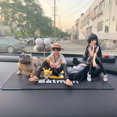 Web celebrity luffy furnishing articles cartoon inside the car accessories instrument desk snow is the goddess of high-grade decorative automotive supplies