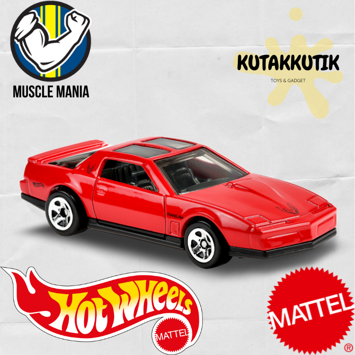 Hot Wheels 84 Pontiac Firebird Merah Hotwheels Muscle Mania Lazada Indonesia