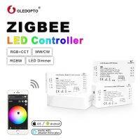 【✔In stock】 yulibu74040703 ตัวควบคุมซิกบีตัวควบคุมไฟ Led Rgbcct W/cw Dc12 Led-24V ตัวควบคุมแถบไฟ Led ตัวควบคุมแอป Zll Rgbw Rgb