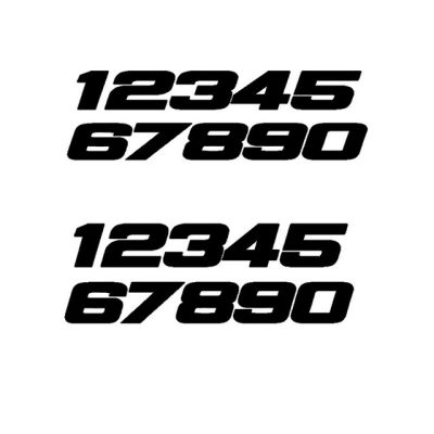 สติกเกอร์ติดมอเตอร์ไซค์หมายเลขโทรศัพท์1234567890สติกเกอร์รถสะท้อนแสงสติกเกอร์ติดรถยนต์ไวนิล JDM ตลกบนแต่งรถขนาด15.5ซม. * 5.4ซม.