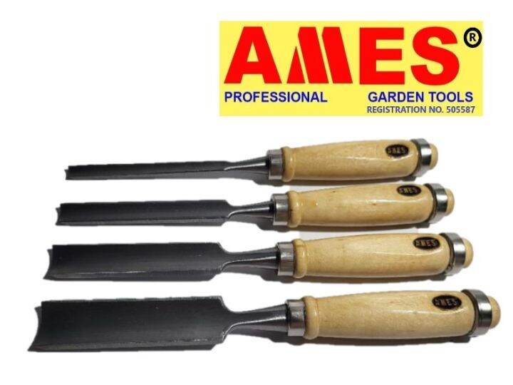 AMES CURVED CARVING CHISEL 4 PCS./SET WOOD HANDLE Lazada PH