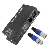 High Power Dmx LED Controller LED DMX 512 Decoder Dimmer Driver DC12V-24V for LED Rgb Strip or Lights (3 Channel)