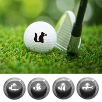 Golf Ball Marker Stencil Golf Ball Markers For Women Golf Ball Marker Stamper Alignment Drawing Tool Golf Accessories For