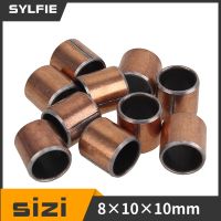 Sf-1ปลอกทองแดงแบริ่ง X10mm 8มม. บูสมอเตอร์ X10mm กระปุกเกียร์แพ็ค10ชิ้น