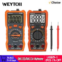 RICHMETERS RM113D/RM113A Multimetro Tester Digital Multimeter 6000 Counts Auto Ranging AC/DC Voltage Temperature Measuring